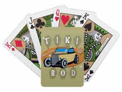 tiki rod playing cards